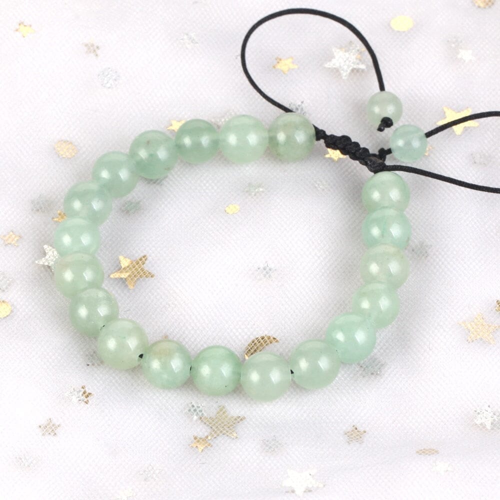 Green Aventurines Beads Stone Adjustable BraceletBracelet