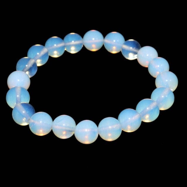 Natural Stone Beads Crystal Glass BraceletBraceletOpal