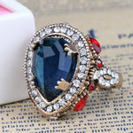 Turkish Vintage Ruby & Sapphire RingRing7Blue
