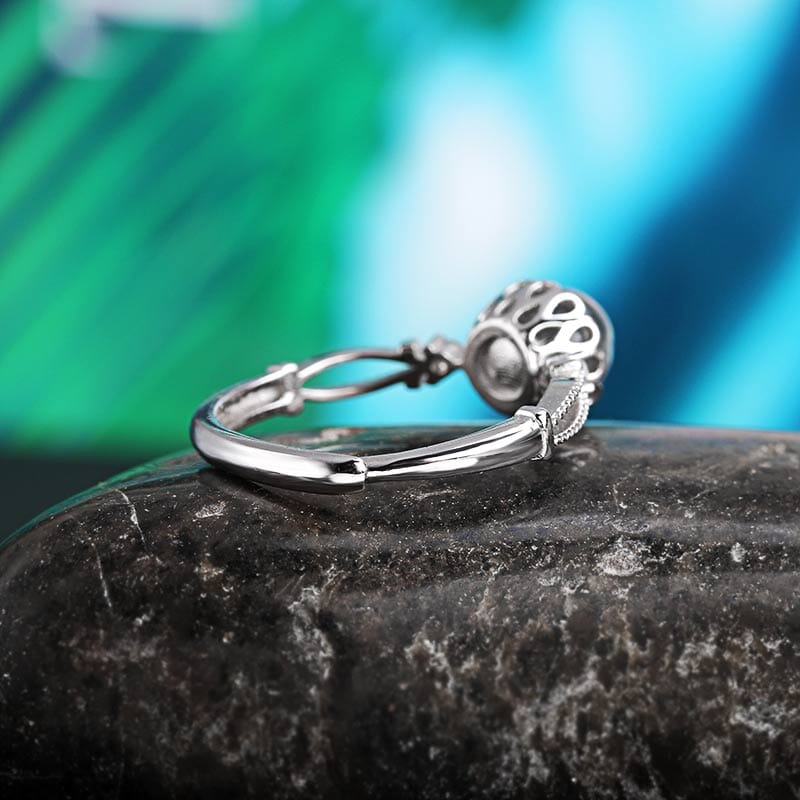 Natural Labradorite Stunning Adjustable Ring - 925 Sterling SilverRing