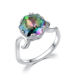 Mystic Topaz Curl Ring - 925 Sterling SilverNecklace9
