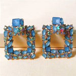 Fashion Shiny Full Rhinestone Charm Dangle EarringsEarrings