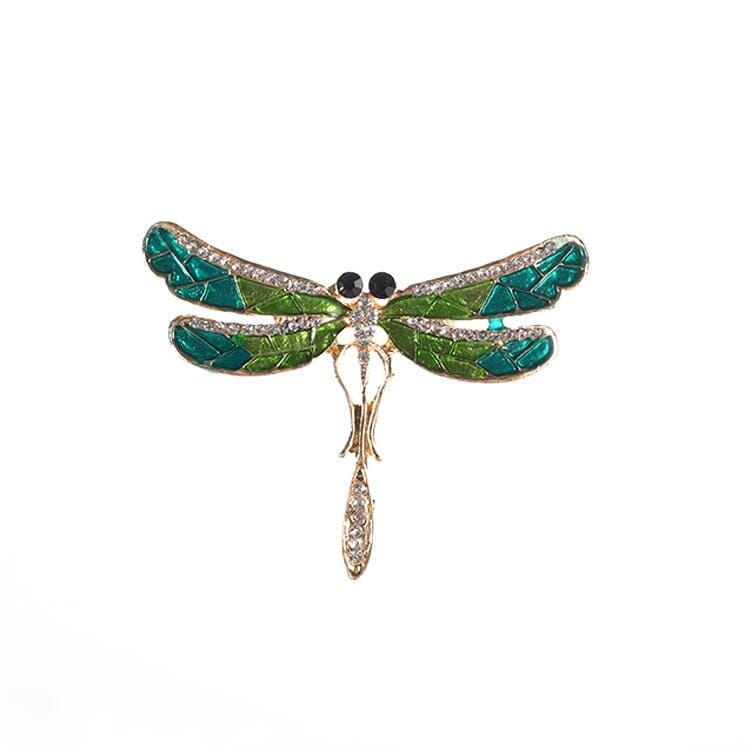 Vintage Dragonfly Gemstone PinPendant