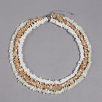 Natural Shell Necklace Summer Cowrie Shell Beaded Choker NecklaceNecklace