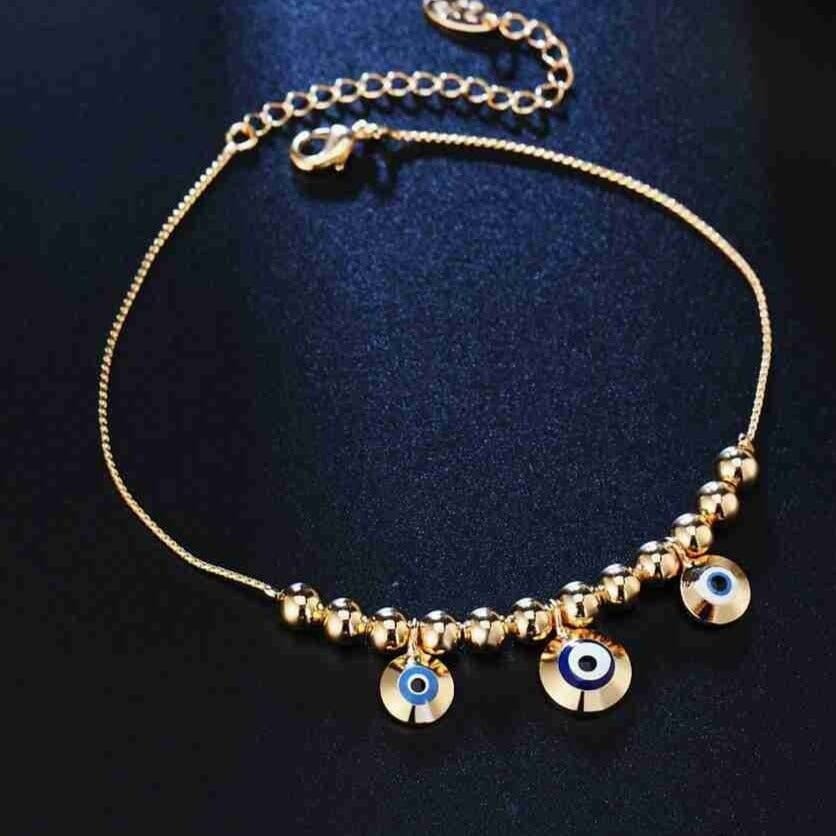 Blue Eyes Fashion Bracelet - 925 Sterling SilverBraceletgold Color