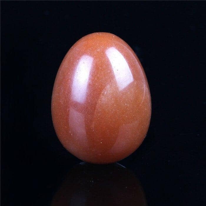 Eggs Natural Gemstone Ball Chakra Healing Reiki Stone Carved CraftsYoni EggsRed aventurine