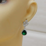 Stylish Gorgeous Emerald EarringsEarrings