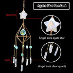 Crystal Window Ornament DecorHealing CrystalAgate Star