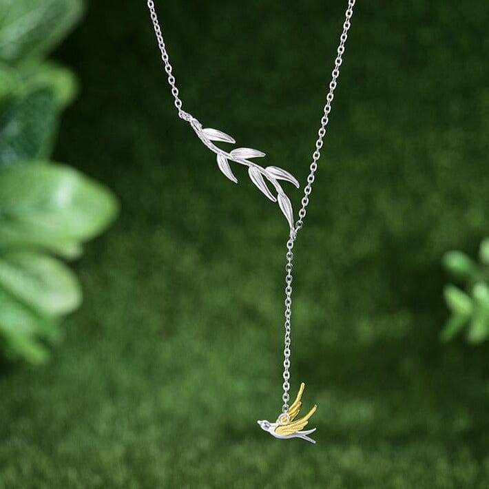 Nature Lover Necklace - 925 Sterling SilverNecklaceSilver