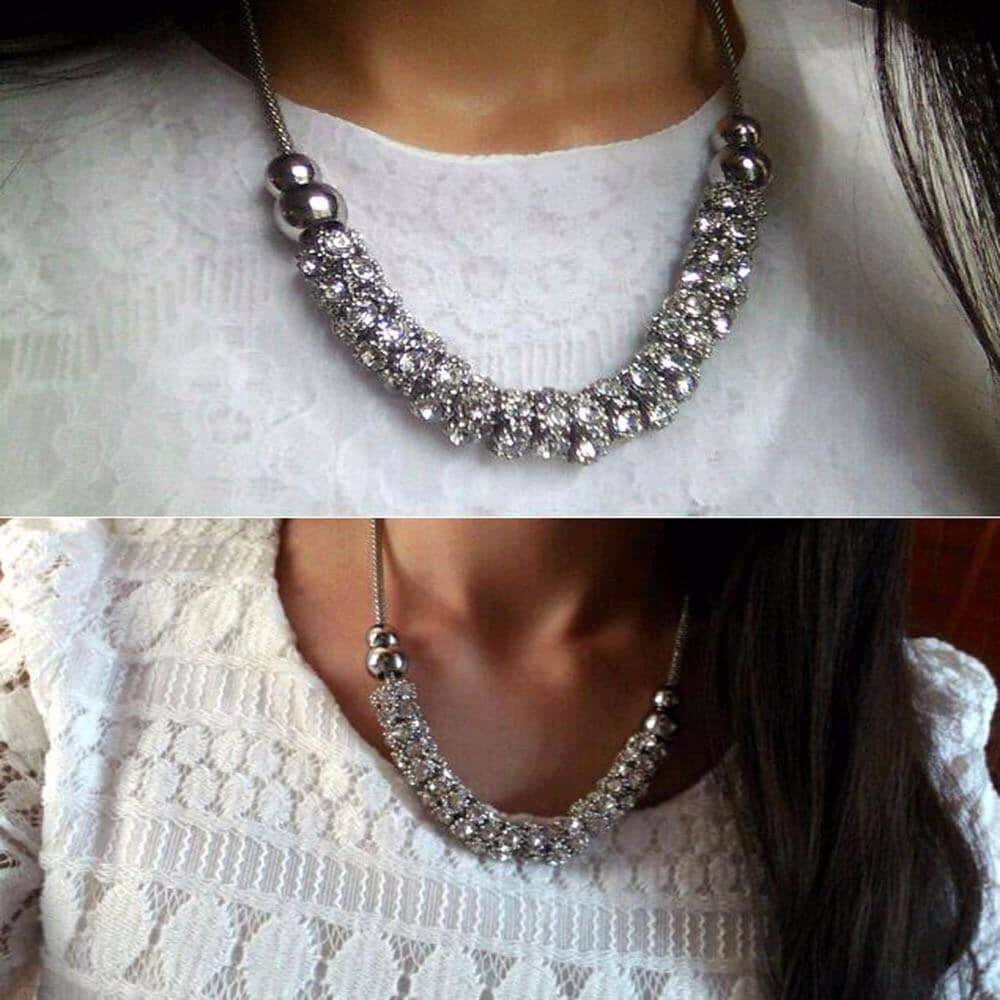 Elegant Vintage Crystal NecklaceNecklace