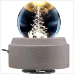 Rotating Light Projection Crystal Ball Music BoxCrystal BallDecoTree