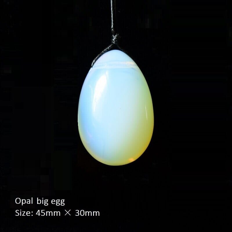 Opal Yoni Egg Crystal Sphere Women Pelvic Floor Muscle Kegel ExerciseYoni EggsLarge