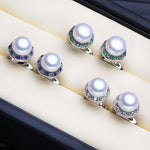 Freshwater Pearl Earrings - 925 Sterling SilverEarrings