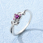 Romantic Princess Amethyst Ring - 925 Sterling SilverRing6Red