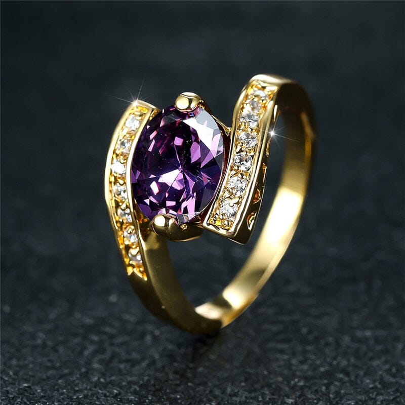 Top Luxury Amethyst Crystal RingRing