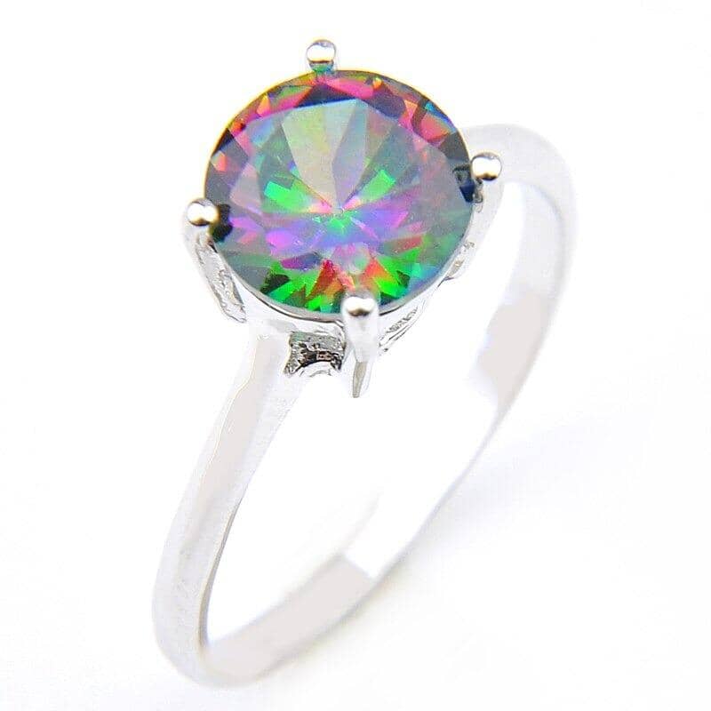 Rainbow Mystic Topaz RingRing11