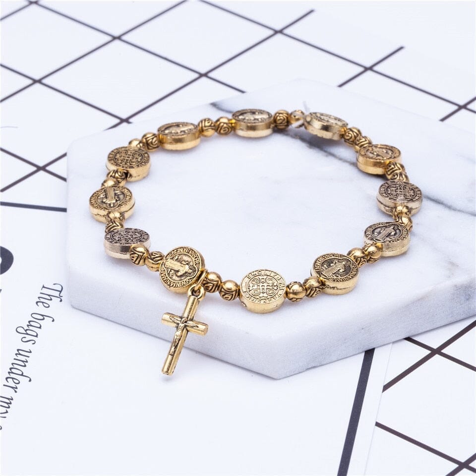 WWJD Rosary Jesus Cross BraceletBracelet