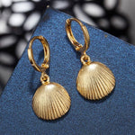 Puka Shell Cowrie Statement Dangle EarringsEarrings