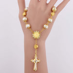 WWJD Rosary Centerpiece BraceletBraceletCR72