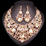 Indian Multi Jewelry SetJewelry Setchampagne 2 pcs suit