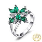 Nano Emerald Cocktail Ring - 925 Sterling SilverRing8
