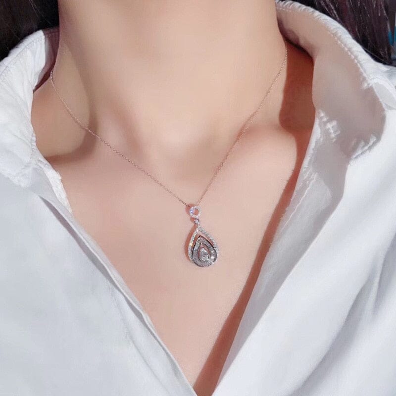 Fashion Girly Diamond Pendant NecklaceNecklace