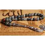 Islamic Prayer African Bloodstone Beads NecklaceNecklace