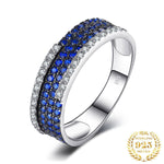Promise Created Blue Sapphire Ring - 925 Sterling SilverRing6
