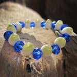 8 Color Crystal Ceramic Beads Strand BraceletBraceletD