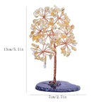 Natural Citrine Tree OrnamentHome Decor
