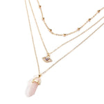 Vintage Opal Stone Chokers NecklacesNecklaceRose Quartz