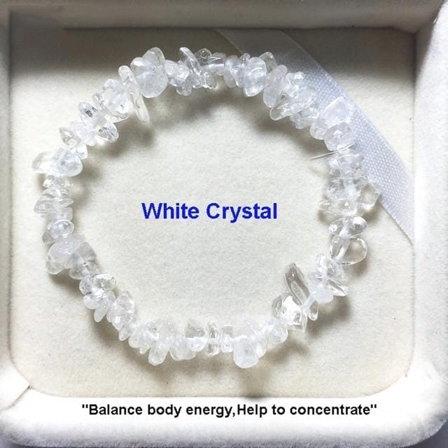 Natural Crystals Bead BraceletsBraceletWhite Crystal