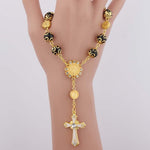 WWJD Rosary Centerpiece BraceletBracelet