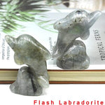 Dolphin Healing Crystal FigurineHealing Crystal1PCSFlash Labradorite