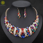 Stylish Crystal Necklace Jewelry SetJewelry Set