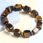 Square Tiger Eyes Stone 10*12mm s Bead BraceletBracelet