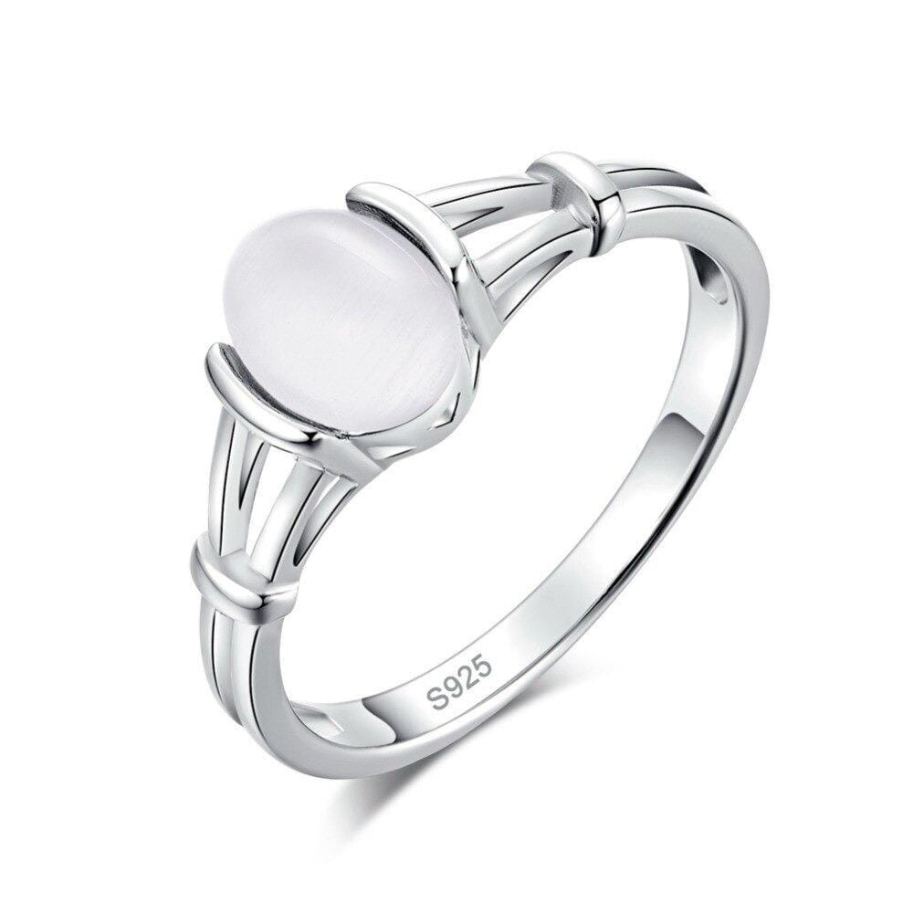 Moonstone Silver Ring - Sterling SilverRing6