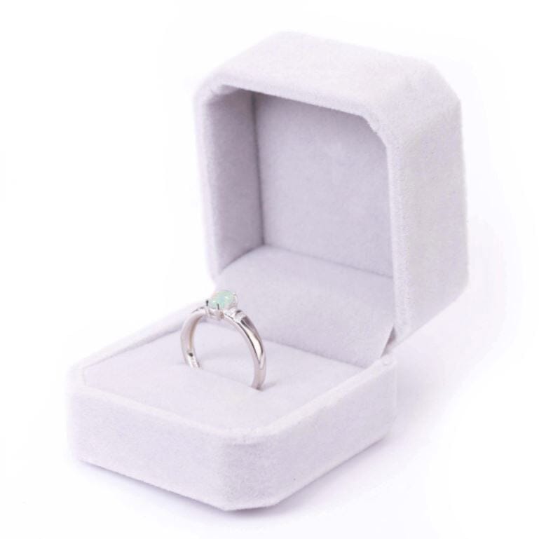 Alice - Natural Opal Ring - 925 Sterling SilverRing