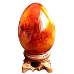 100% Natural Red Agate Crystal Egg StoneRaw Stone