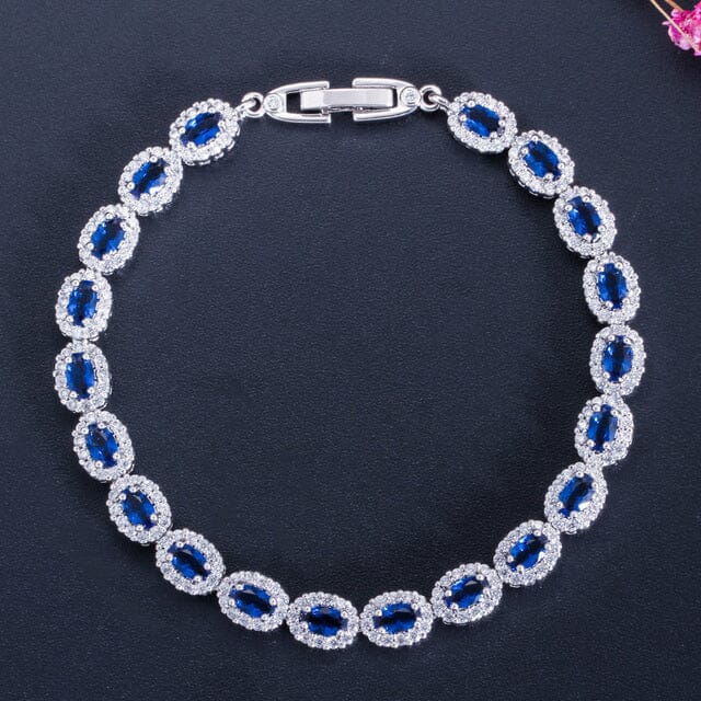 Blue Topaz Splendid Bracelet - 925 Sterling SilverBraceletRoyal Blue