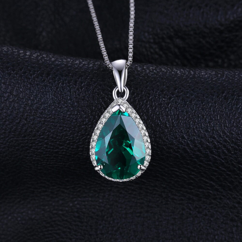 Queen Emerald Pendant- 925 Sterling SilverPendant