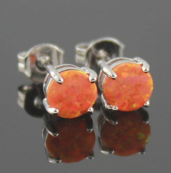 Orange Fire Opal Set - Ring, Earrings & BraceletJewelry Set
