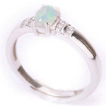Alice - Natural Opal Ring - 925 Sterling SilverRing13