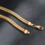 Stylish 18K Gold Plated Exquisite Smooth NecklaceNecklace