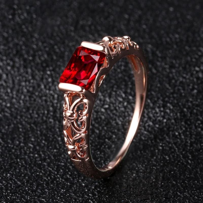 Ruby Rose Gold Plated/Silver RingRing