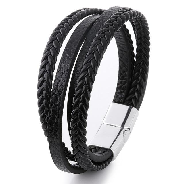 Trendy Genuine Leather Bracelets for MenBraceletStyle 19