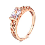 Ruby Rose Gold Plated/Silver RingRing7Rose Gold - White