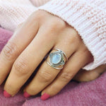 Trendy And Fashionable Moonstone RingRing