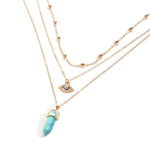 Vintage Opal Stone Chokers NecklacesNecklaceTurquiose