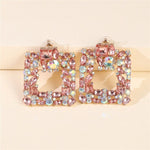 Fashion Shiny Full Rhinestone Charm Dangle EarringsEarrings